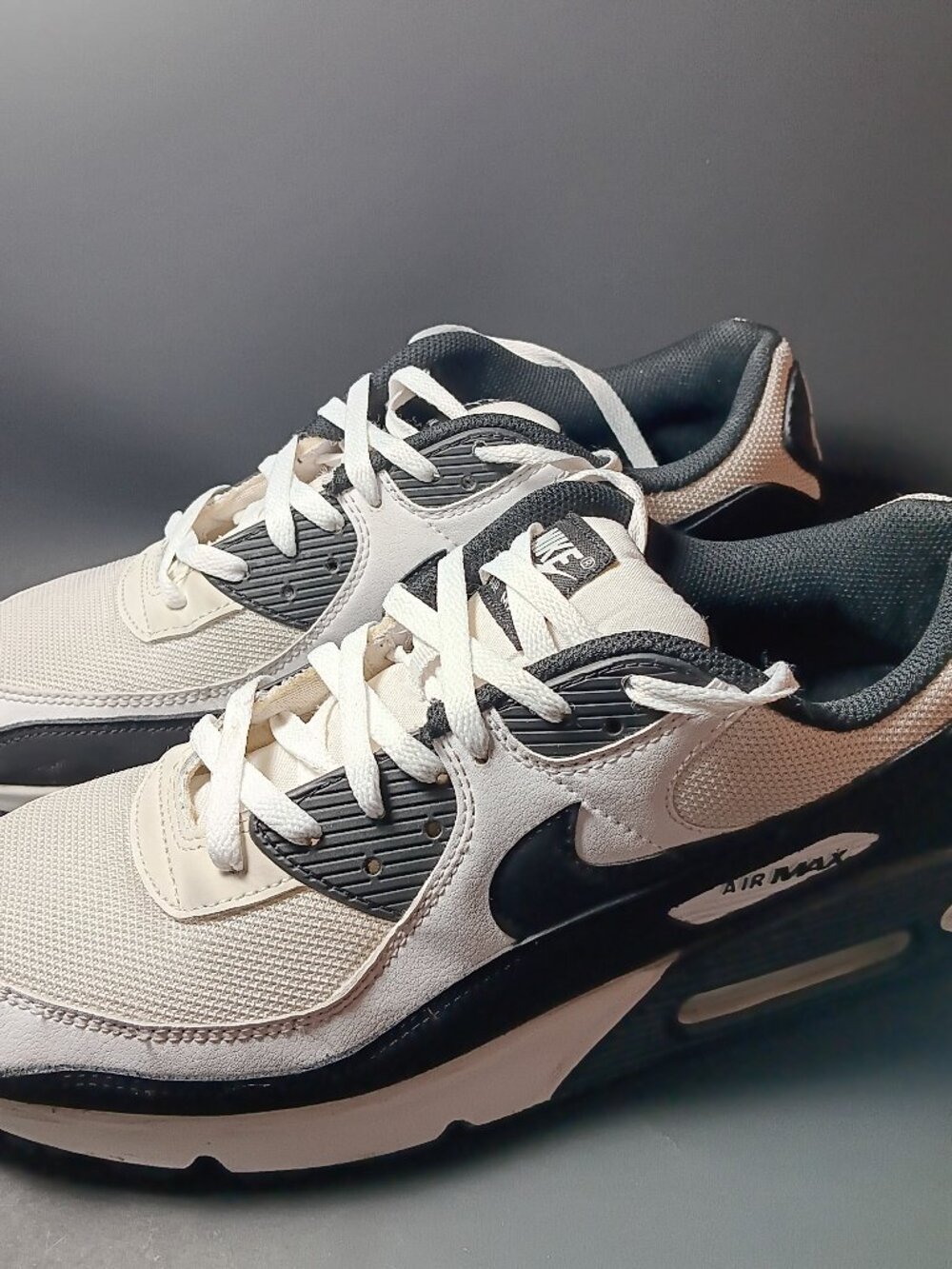 Nike air max 90 panda white black sneakers mens size 12.5 CN8490-101
